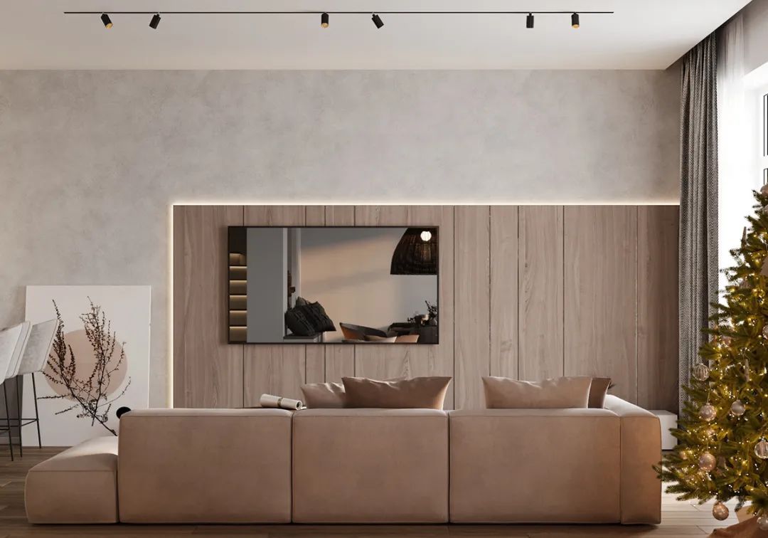 85㎡现代轻奢三居室设计丨Alexander Bocharov-50