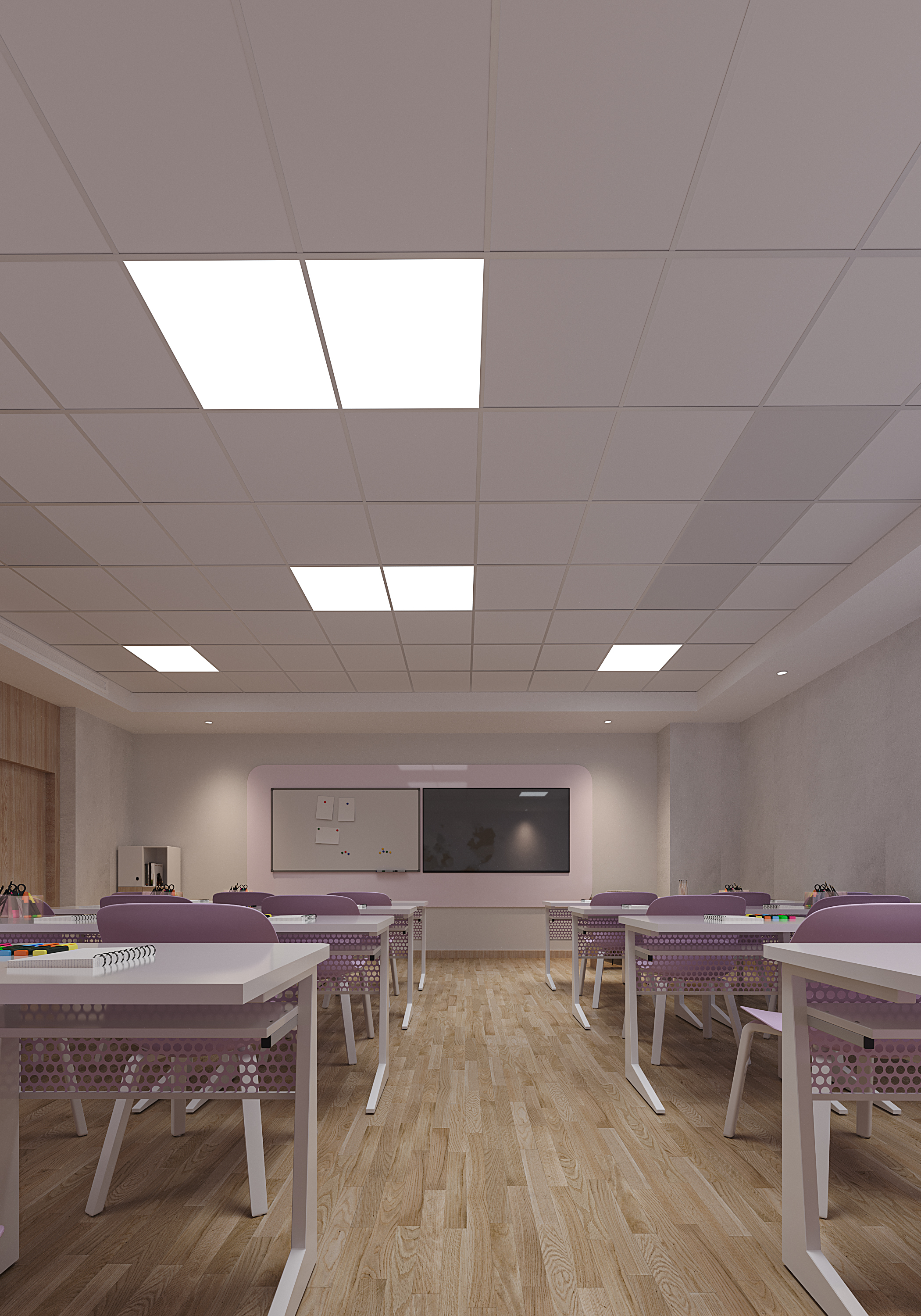 现代小学 学校室内设计丨沙特阿拉伯-57