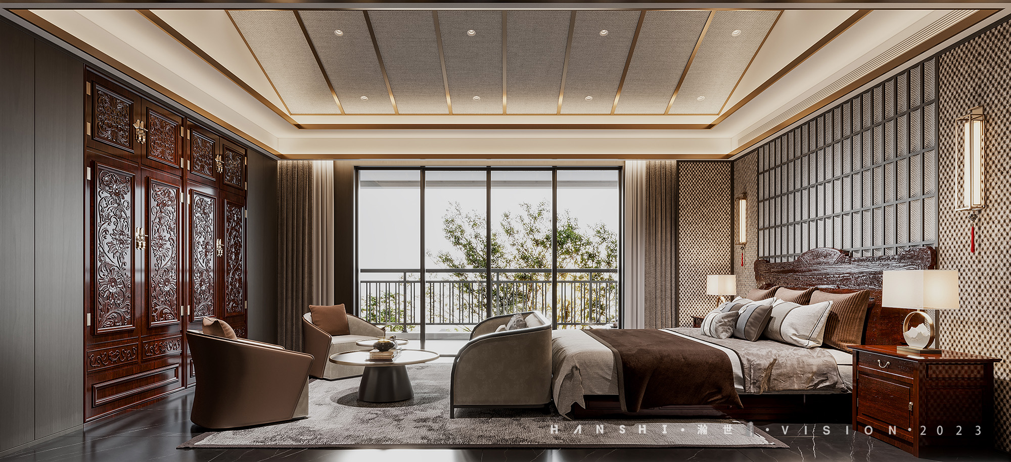 现代新中别墅一瀚世表现-11