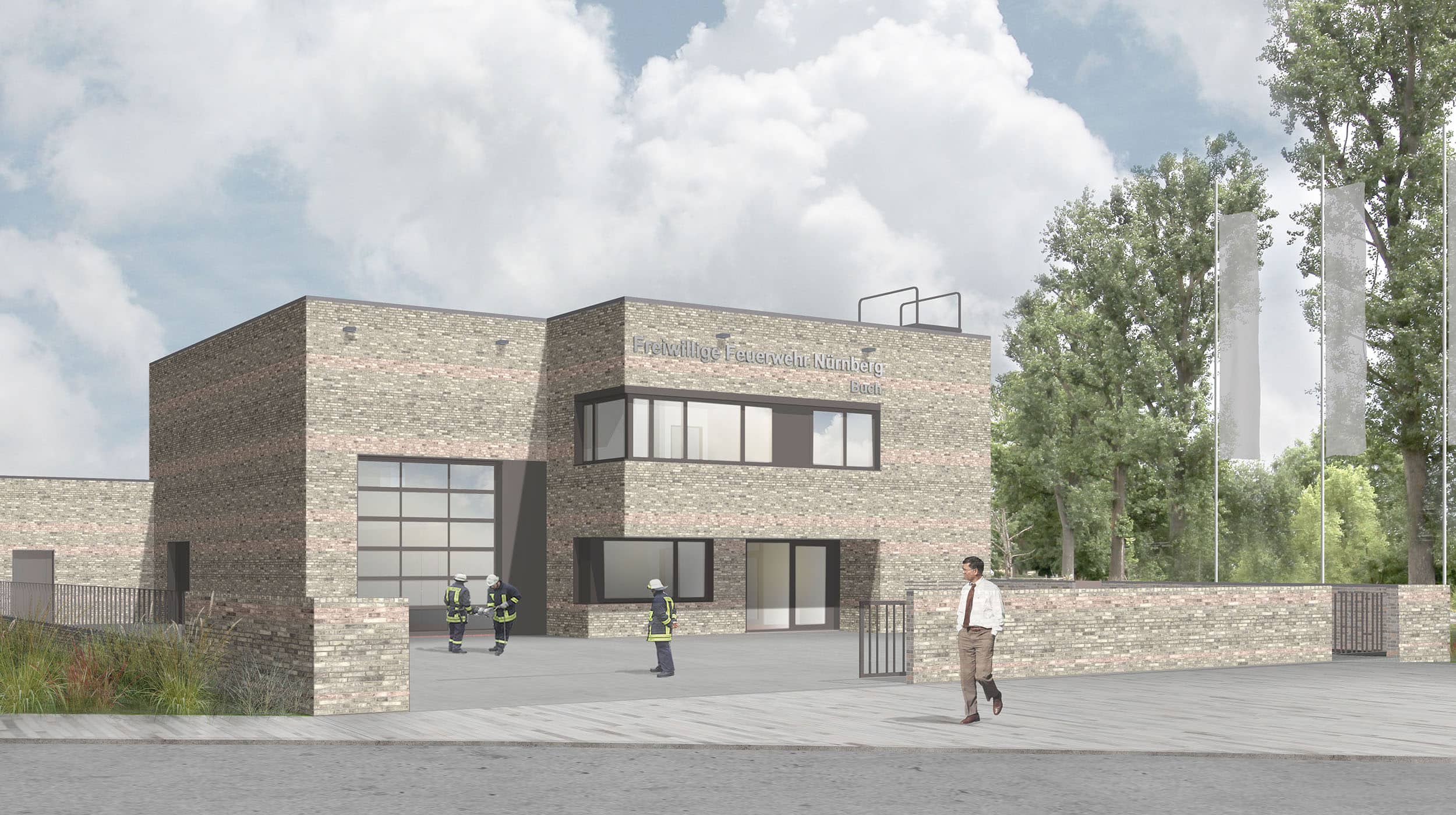 Nürnberg消防站建筑设计（纽伦堡消防站）丨德国纽伦堡丨KÖLLING ARCHITEKTEN BDA-5
