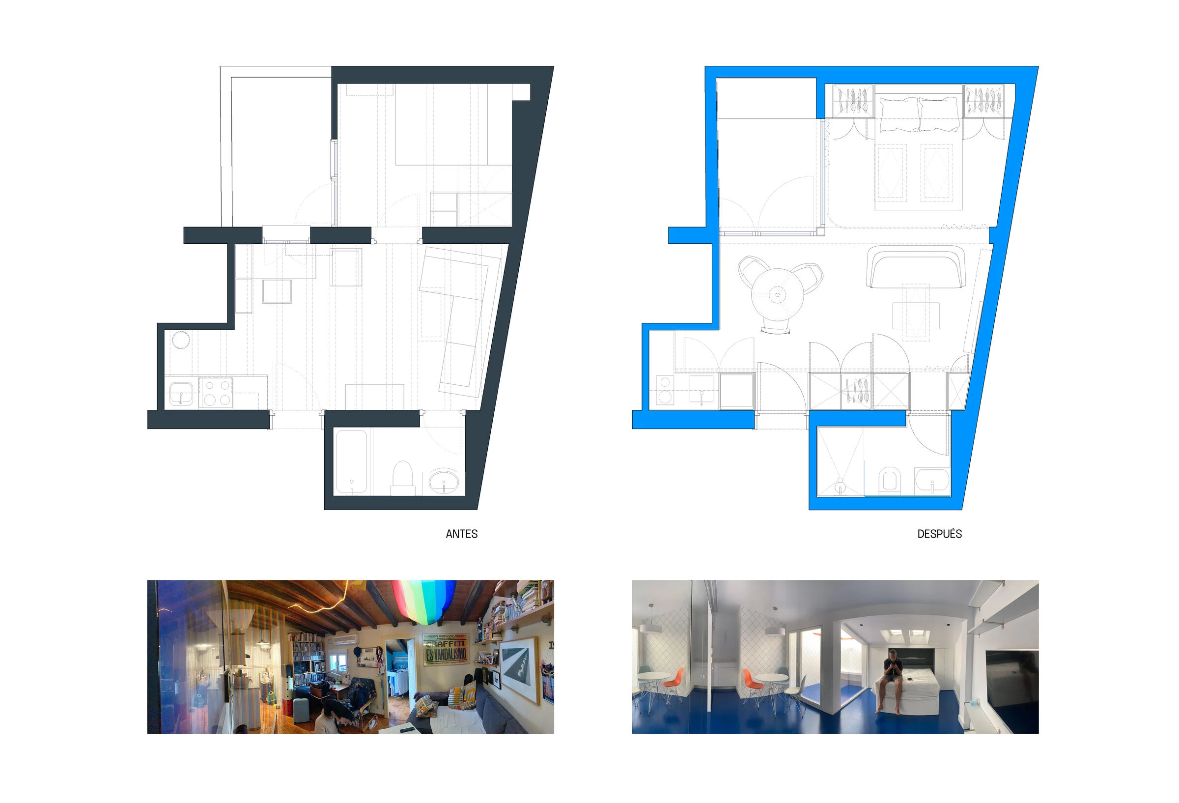 马德里市中心的明亮海滩屋丨西班牙马德里丨gon architects-22