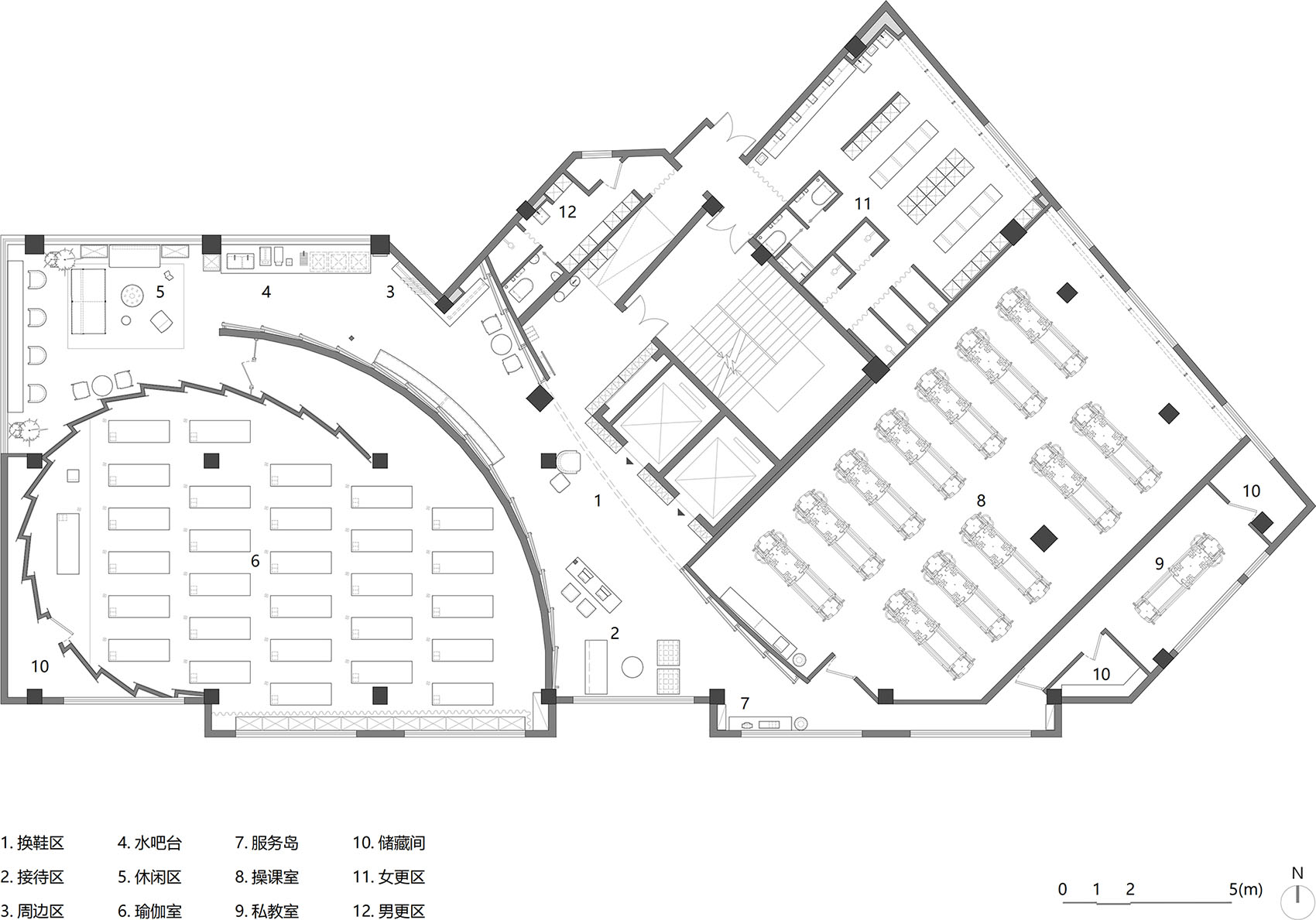 tbl & fuelup健身及瑜伽空间·东湖路店丨中国上海丨空间站建筑师事务所-53