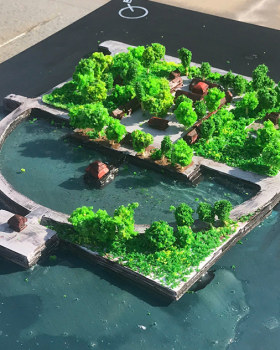 UAH - Group| Lịch sử KTCQ - Mô hình cảnh quan Đền Đô