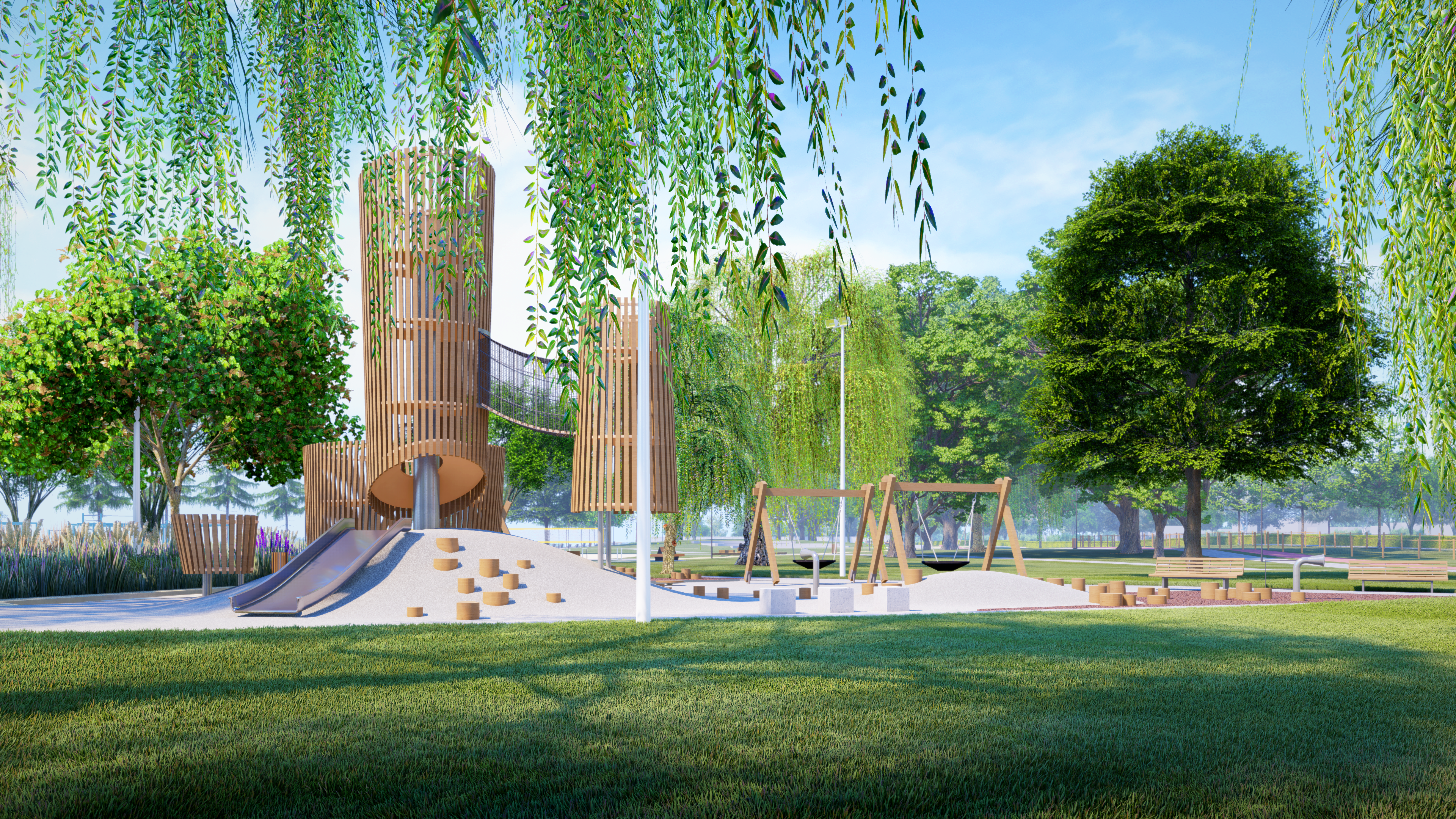 青年公园（PARK MOLIDIZHNYI 可能拼写有误，正确可能是 PARK MOLODYZHNYI ，原文括号内俄语为Парк «Молодіжний» ，молодіжний 意思是青年的 ） 丨UkraineKhmelnytsky-47