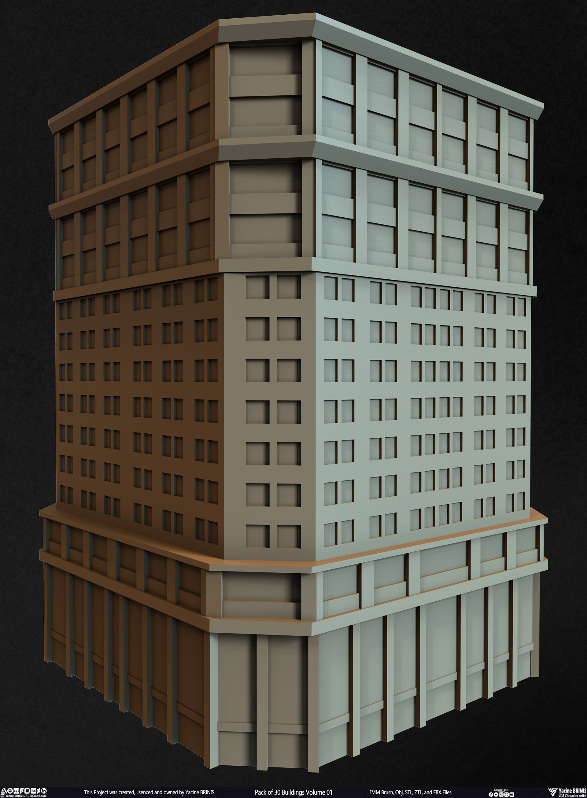 30 座建筑模型包丨Yacine BRINIS-18