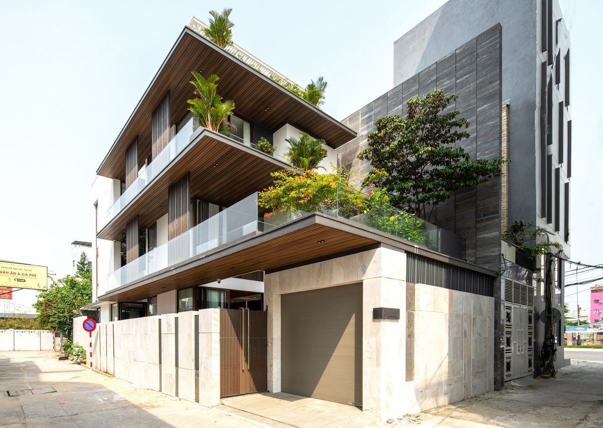 现代绿色环保的越南 Step House 设计-2