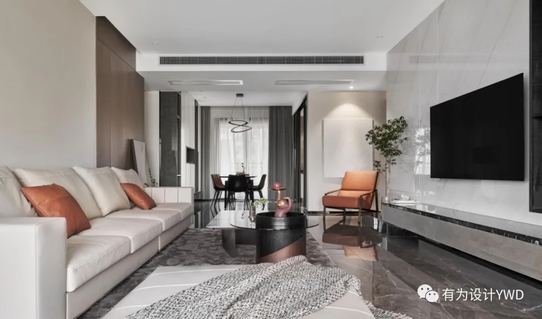 意式轻奢,橙色余晖下的 158㎡大宅设计丨中国佛山丨佛山有为室内设计有限公司-25