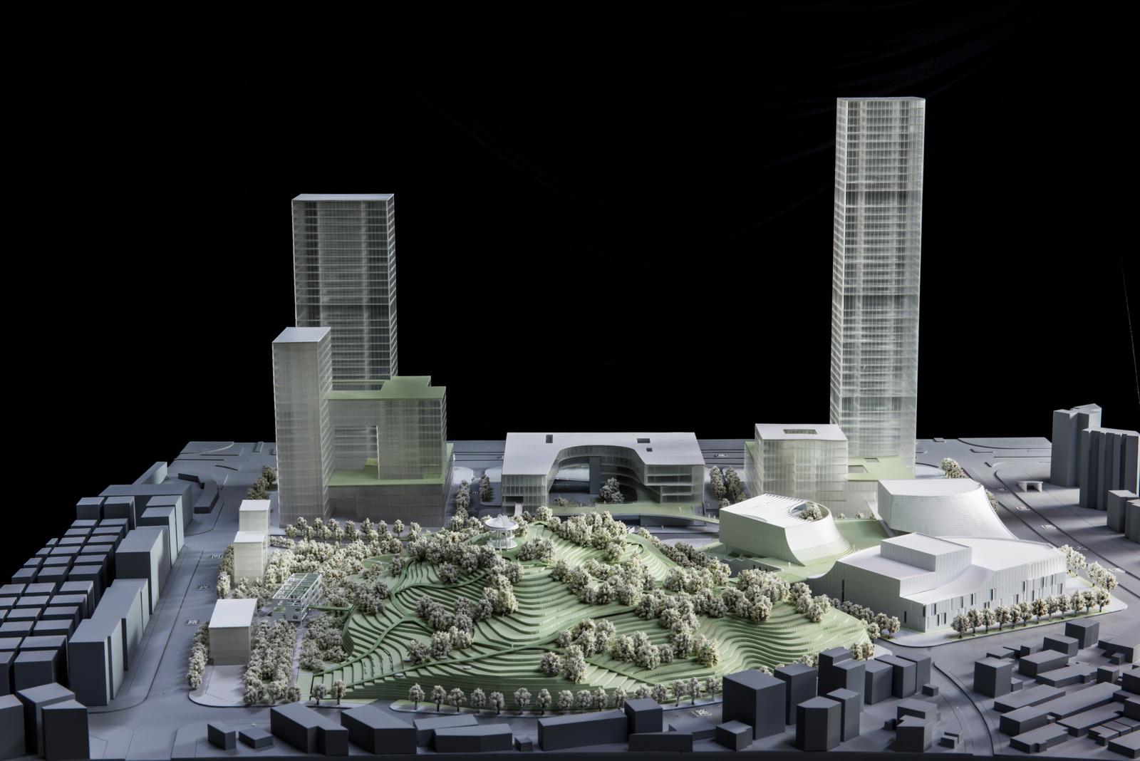 坂雪岗艺术中心及周边地块建筑概念设计丨中国深圳丨URBANUS都市实践-15