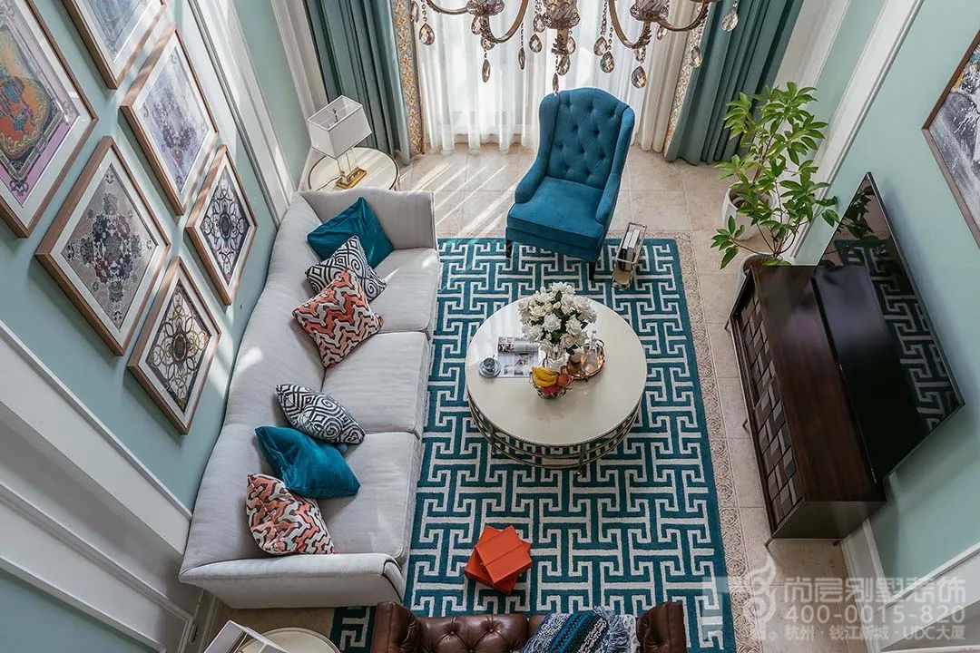 现代美式别墅设计丨尚层别墅装饰-6