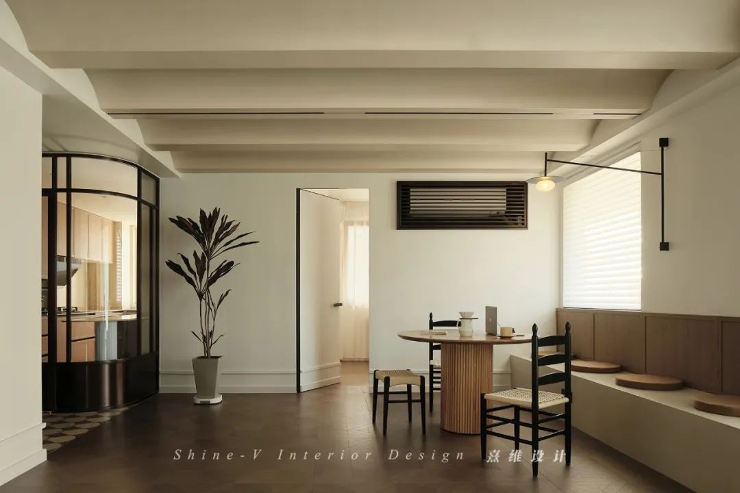 悦己 · 复古波浪吊顶咖啡厅之家丨中国南京丨熹维设计-27