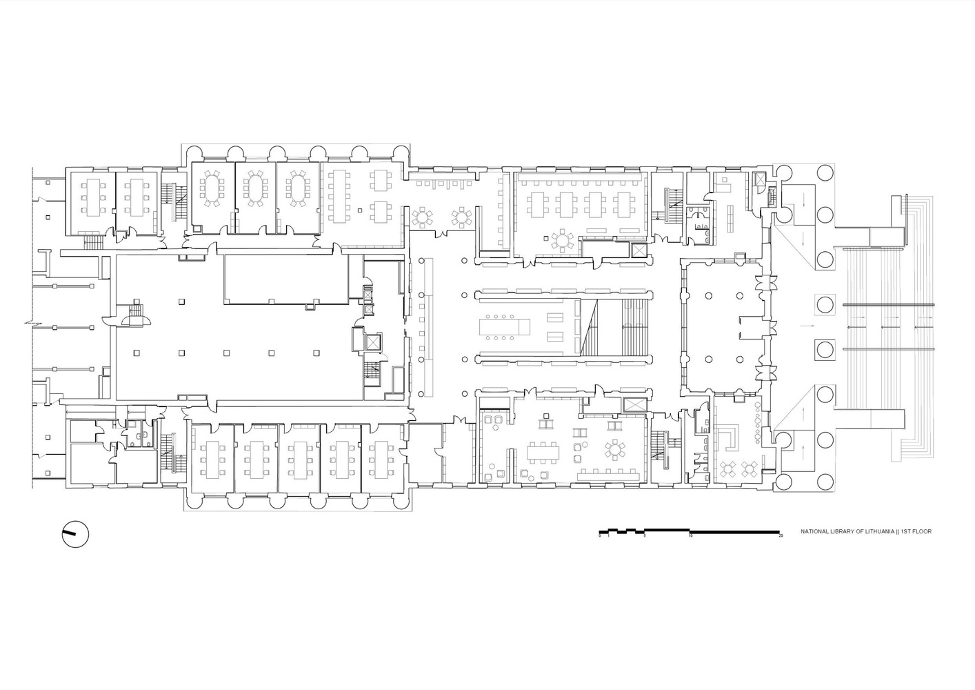 立陶宛国家图书馆旧建筑新生命，现代与传统交融-29