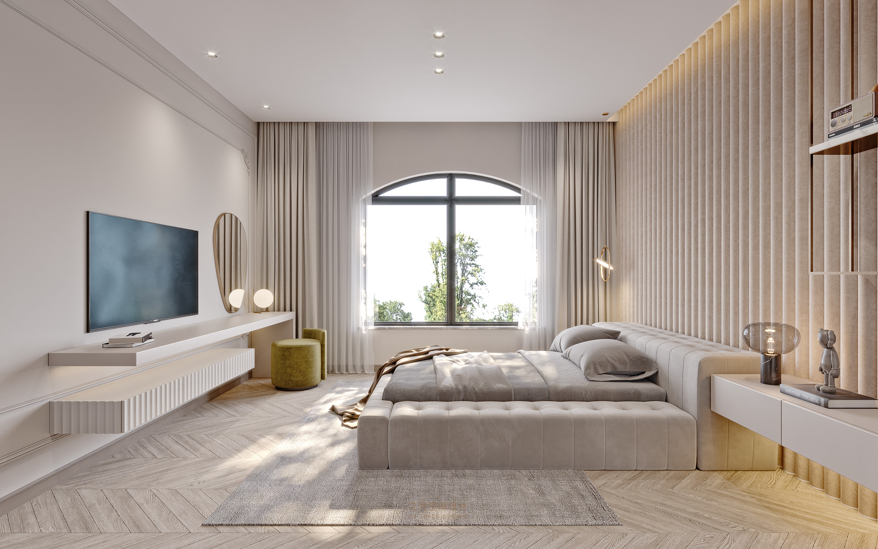 亓作 | 时尚空间 静谧享受 上海华府愉园现代风格别墅-6