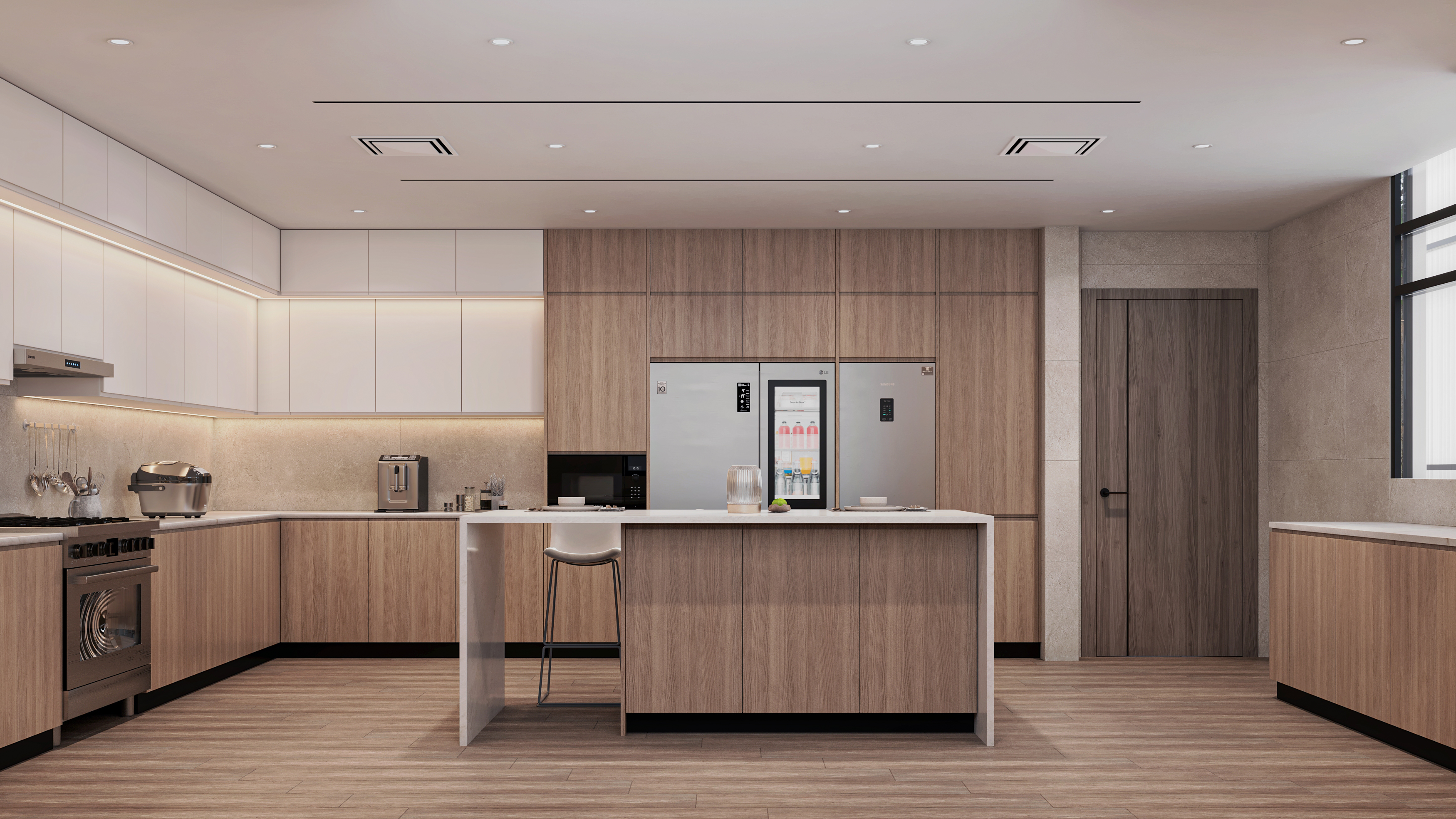 Modern Kitchen & Laundry ( Service Block )-7