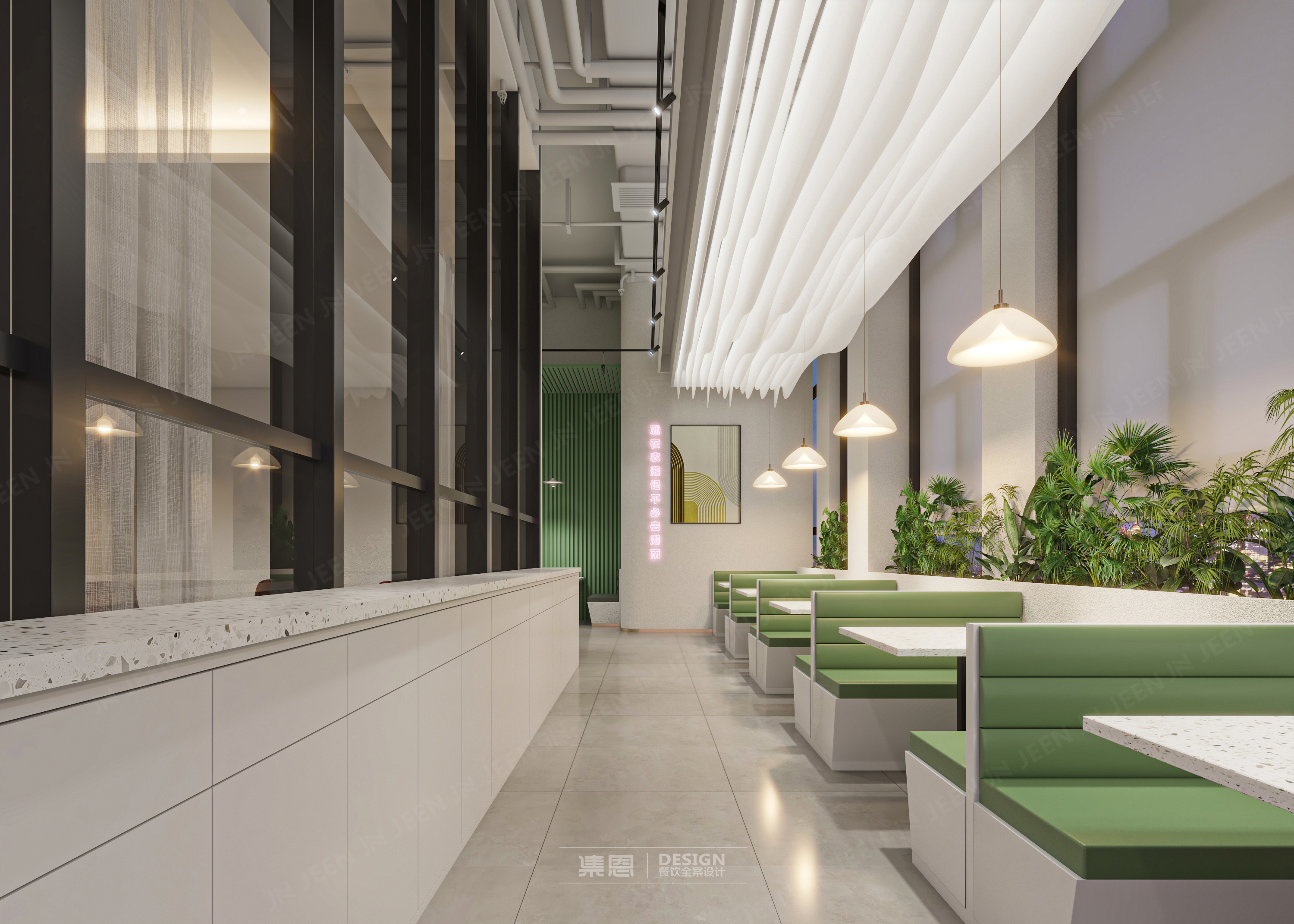 农湘记·湘菜馆丨中国郑州丨集恩餐饮全案设计-12