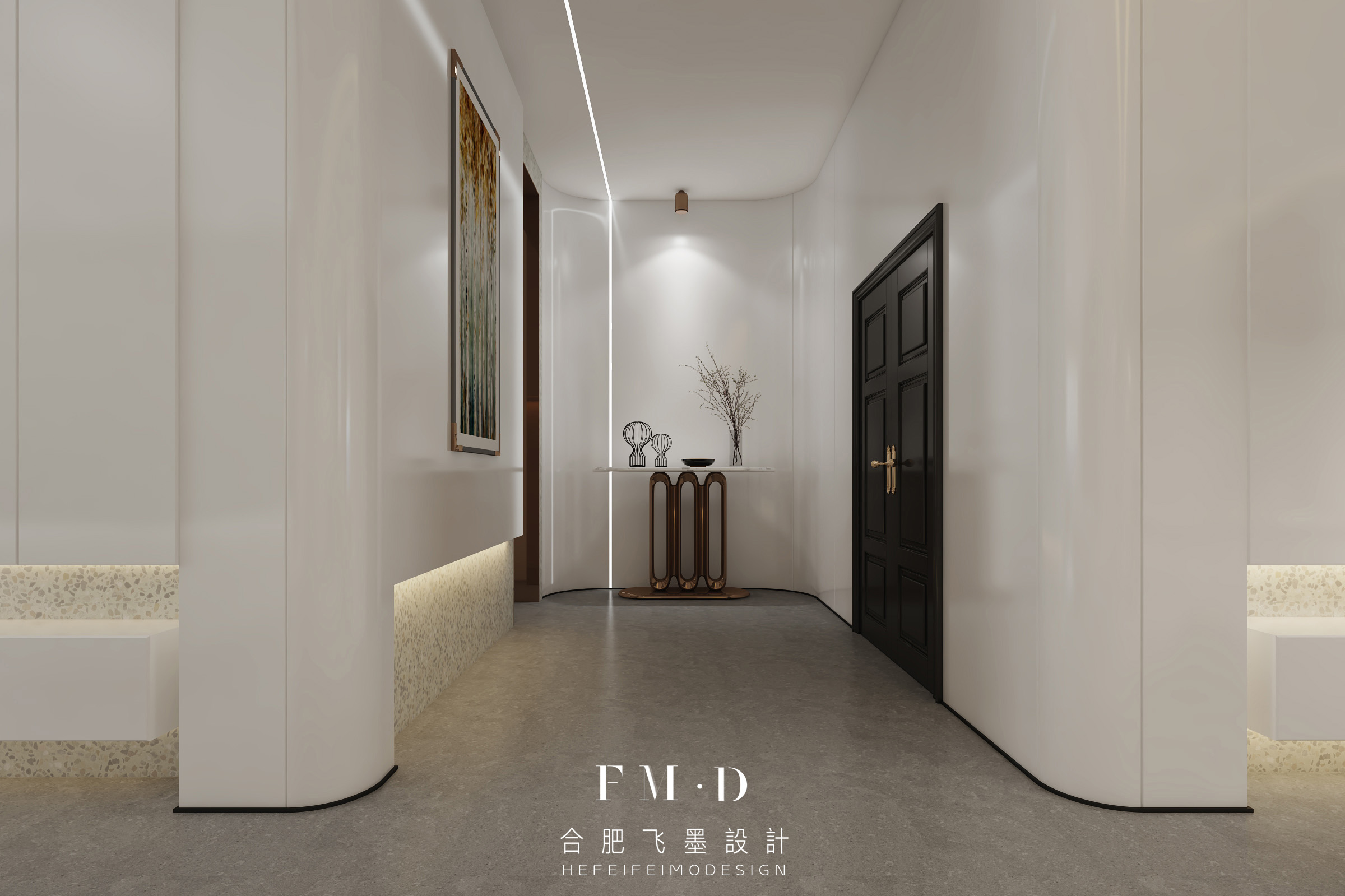 合肥飞墨设计新作 | 柏悦公馆——简约解构美学之家-9