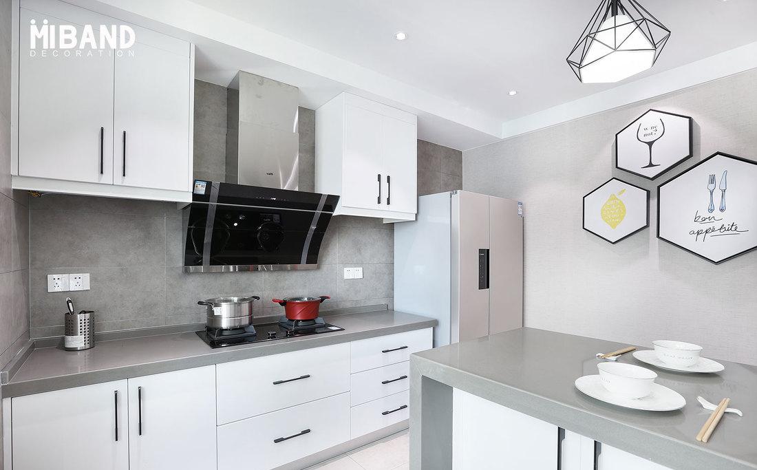 米邦装饰平层案例 | 老房翻新变身时尚两居-3