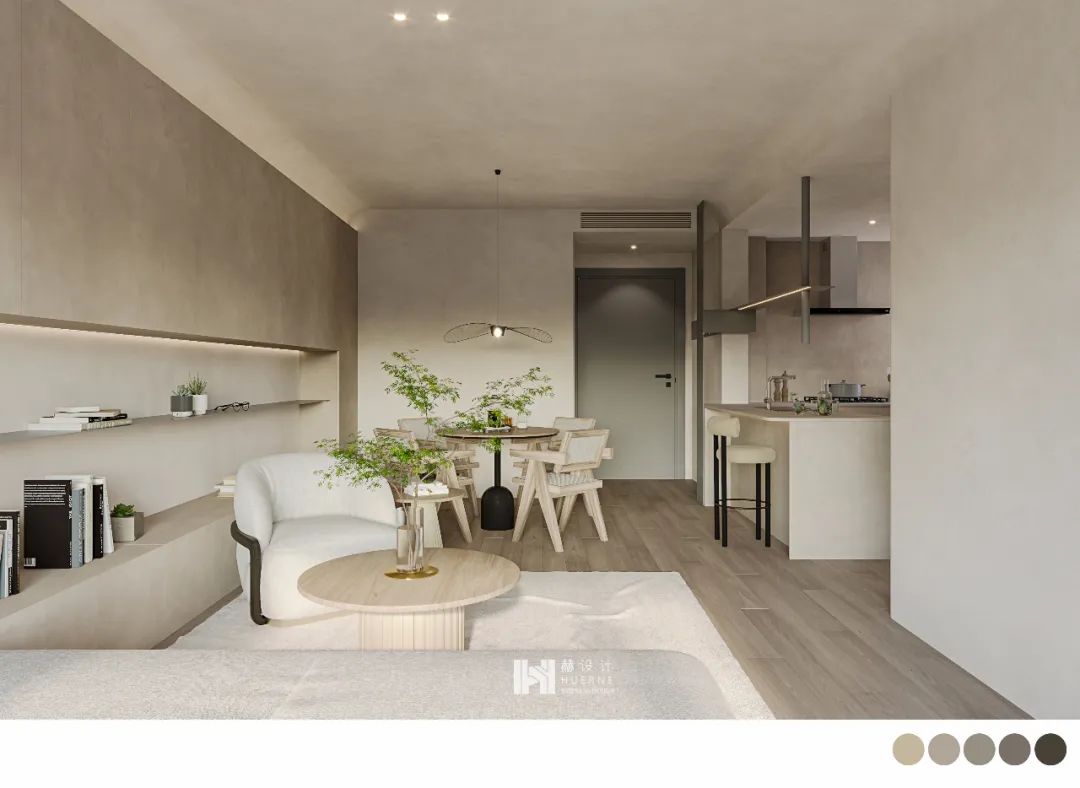 上海黄浦区别墅空间，现代简约侘寂美学之作-27