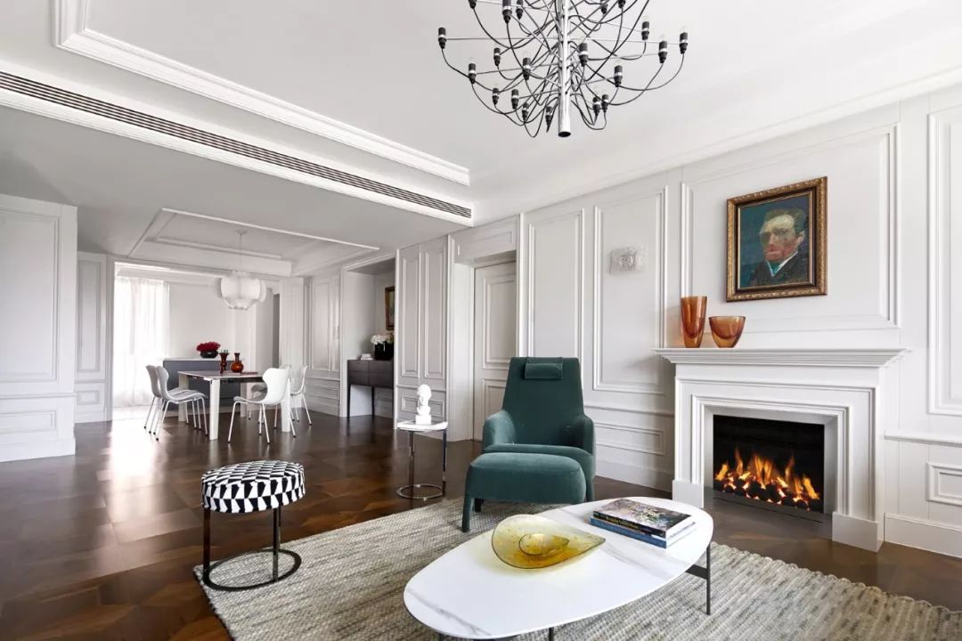 宁波 260㎡高雅轻奢风美墅,珍珠白++ 木作棕超凡脱俗高级感-5