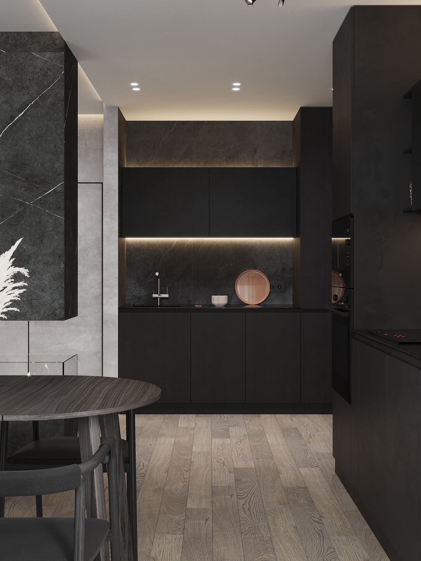 现代黑色调空间  神秘大气！-7