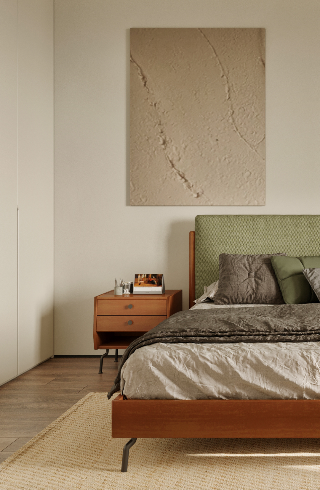 奶油风格的温馨家居设计丨中国西安丨西安.大小空间设计-16