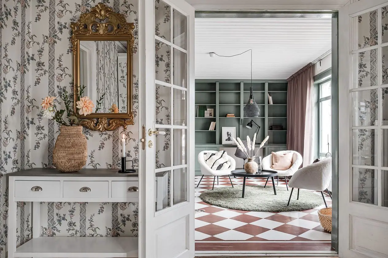 瑞典 19 世纪学校改造的田园之家-1