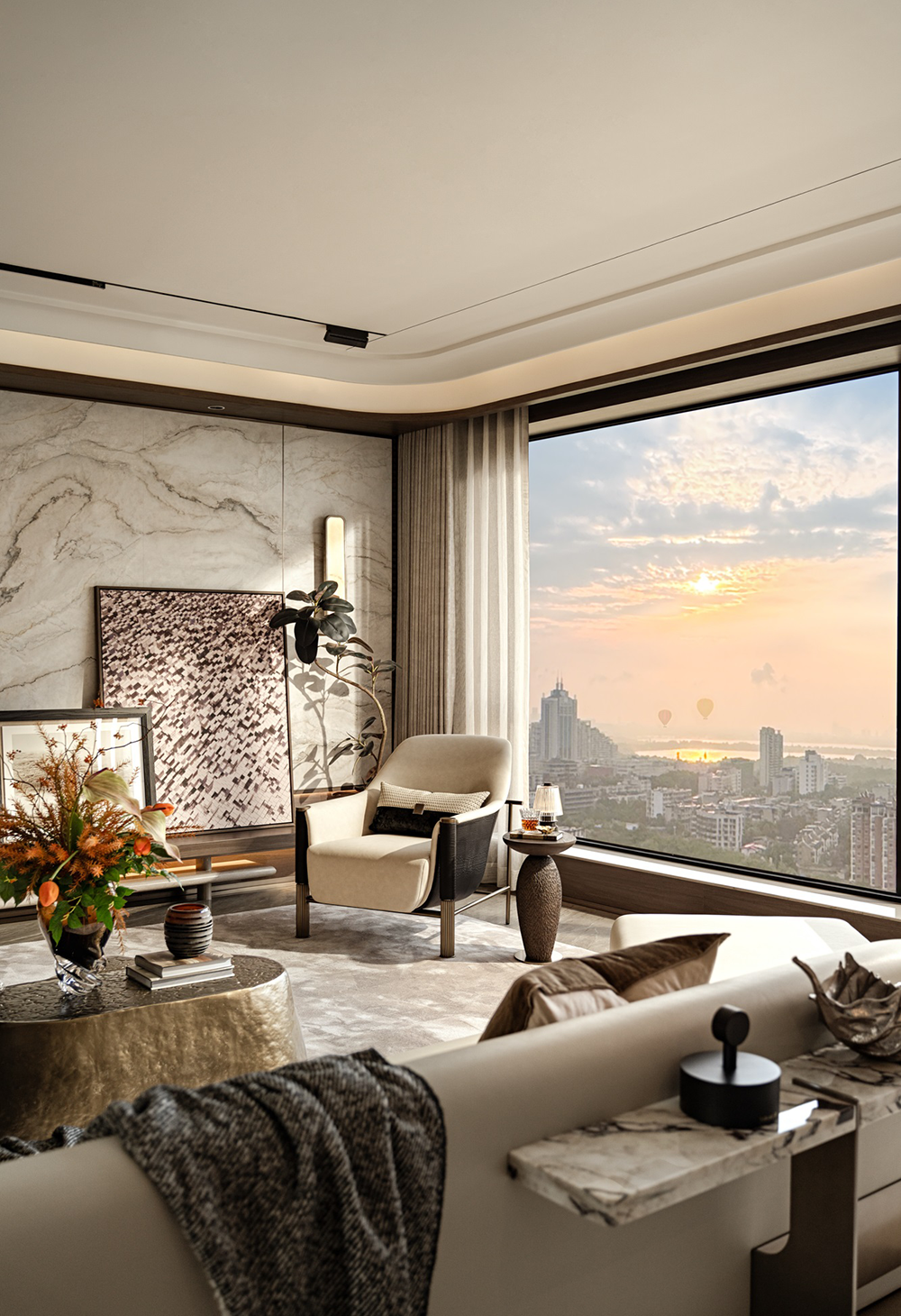 武汉中海·东湖玖章150㎡,172㎡样板间丨中国武汉丨近境制作-46