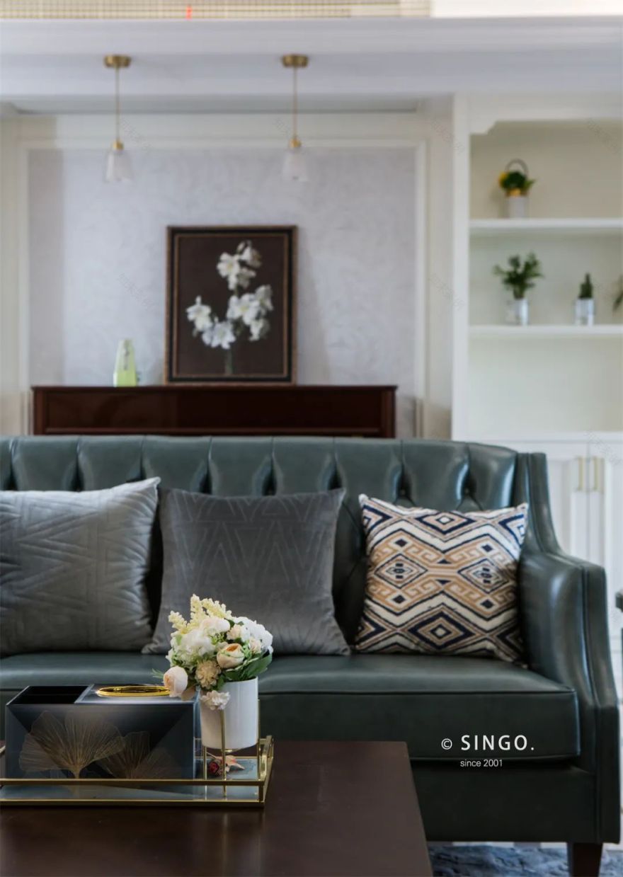 现代美式叠墅设计丨星杰设计师-55