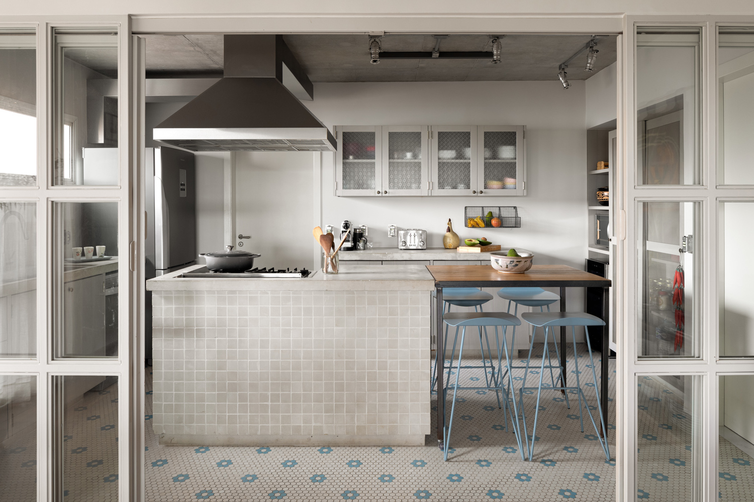 巴西圣保罗乡村风格平层改造-22