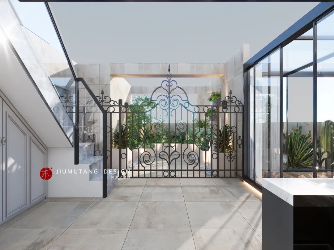 宏天广场复式法式轻奢设计丨中国潮州丨潮州市九木堂装饰设计有限公司-35