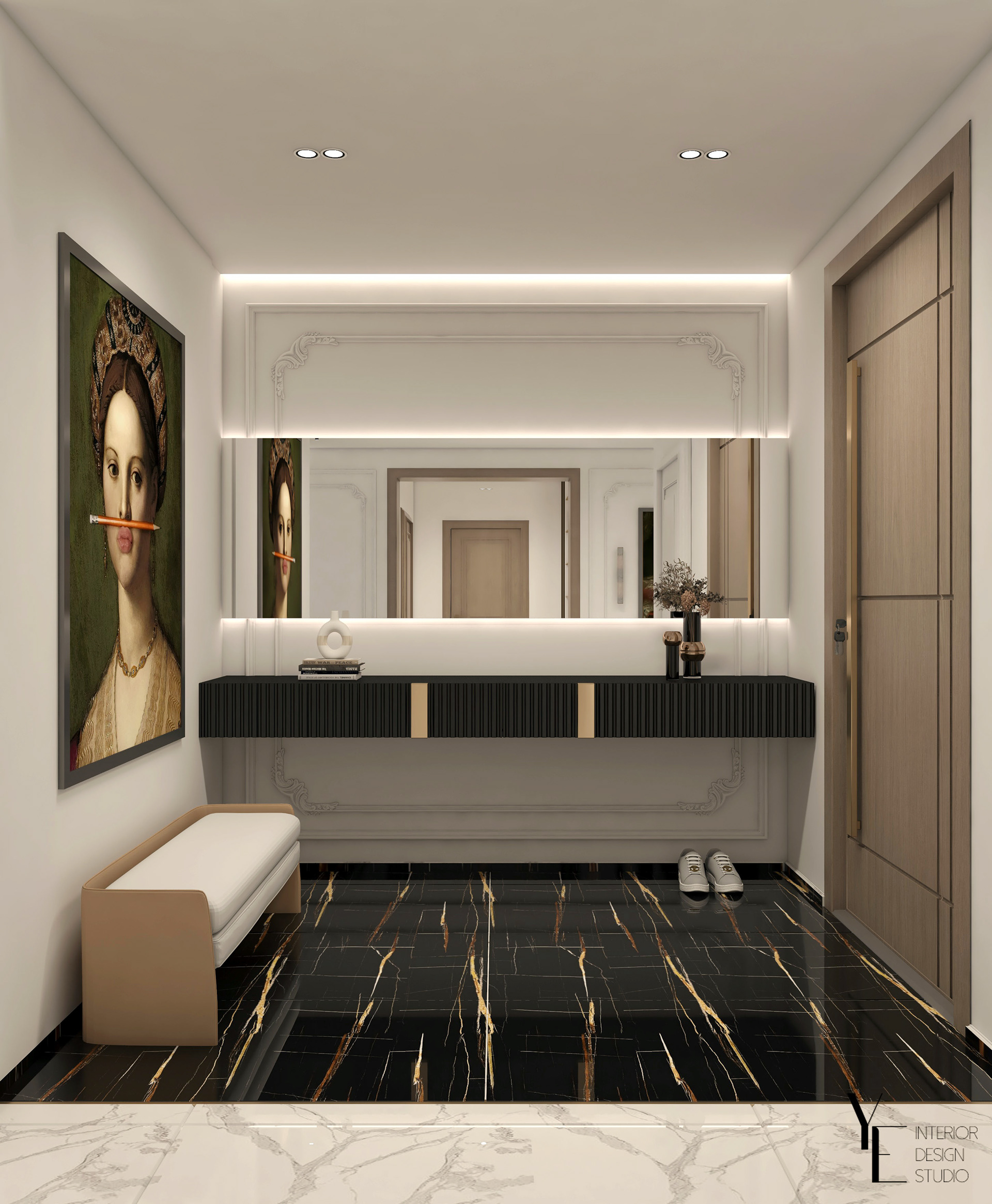 AZIZA APARTMENT 室内设计项目丨突尼斯丨YE INTERIOR-6