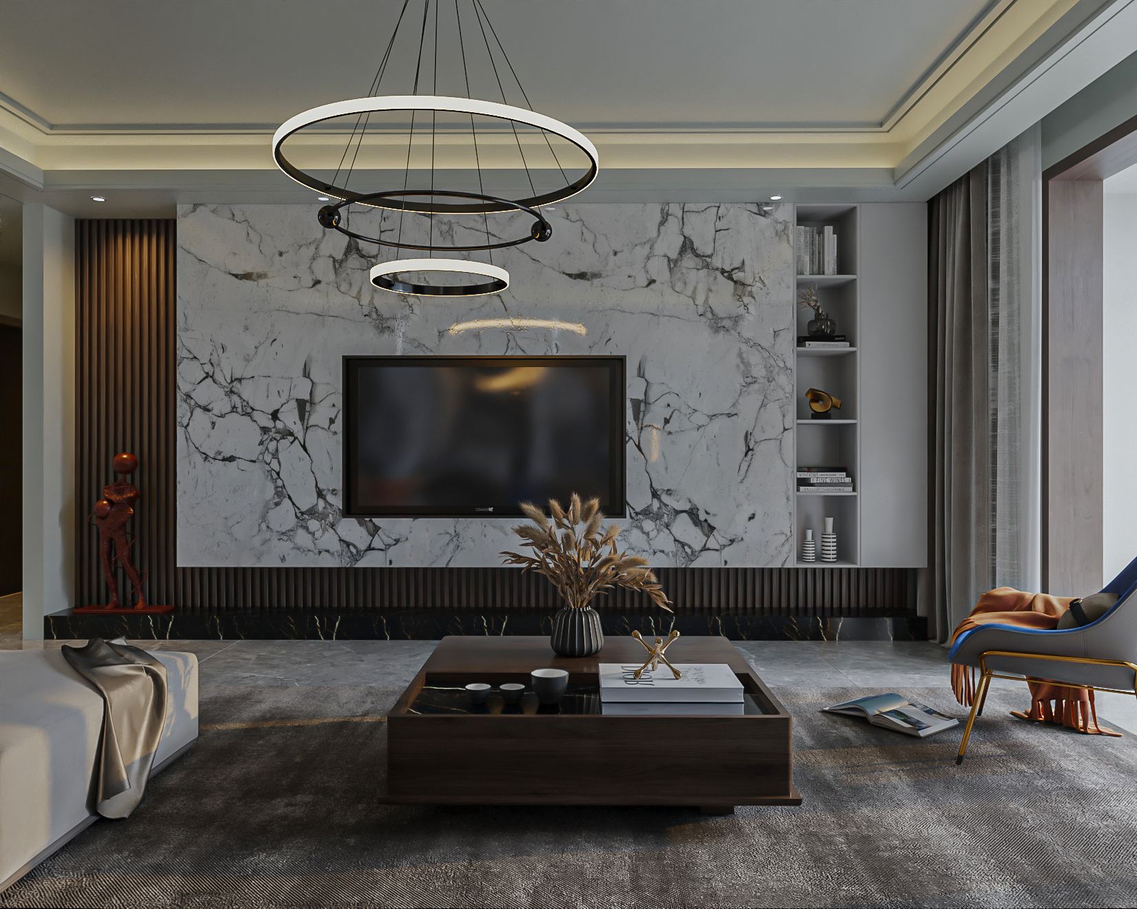 东方星座三居室设计丨小二不吃鱼-21