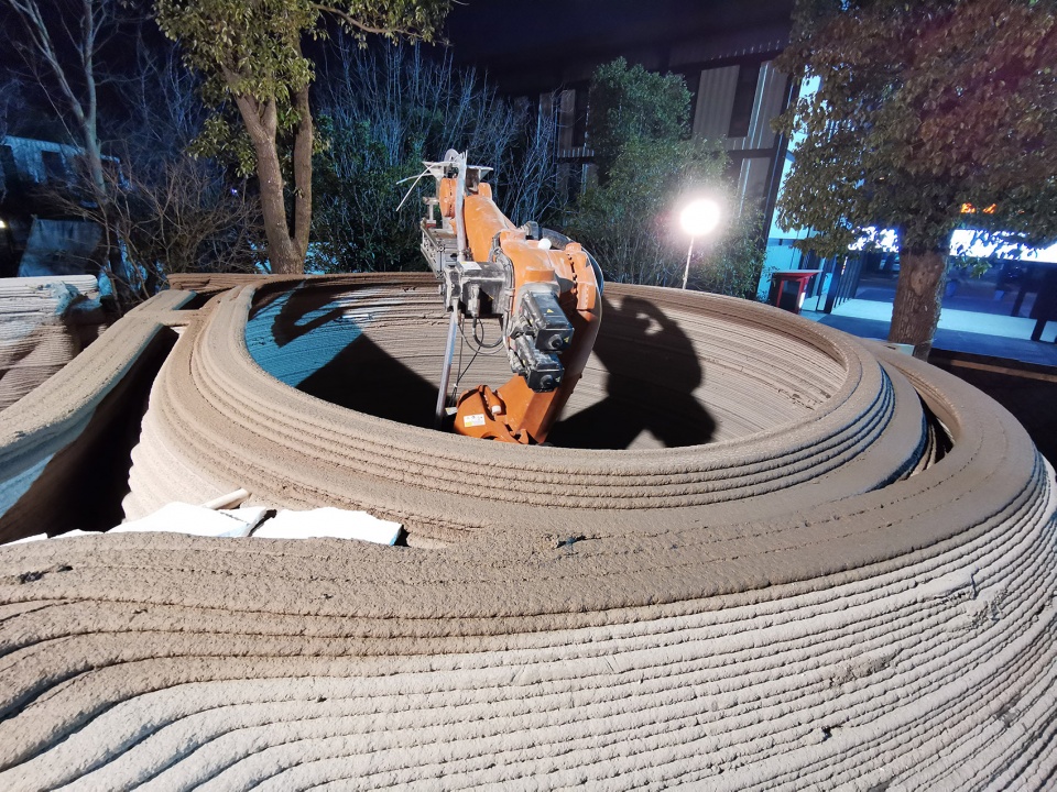 机器人3D打印混凝土书屋丨中国上海丨清华大学建筑学院徐卫国教授团队-16