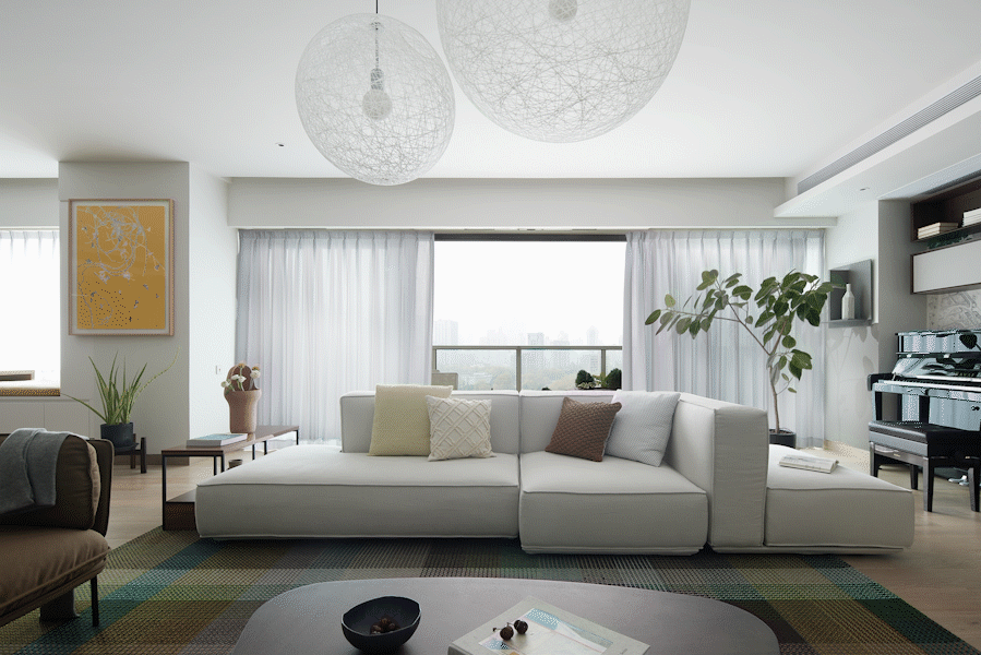 绿意盎然的大平层之家-14