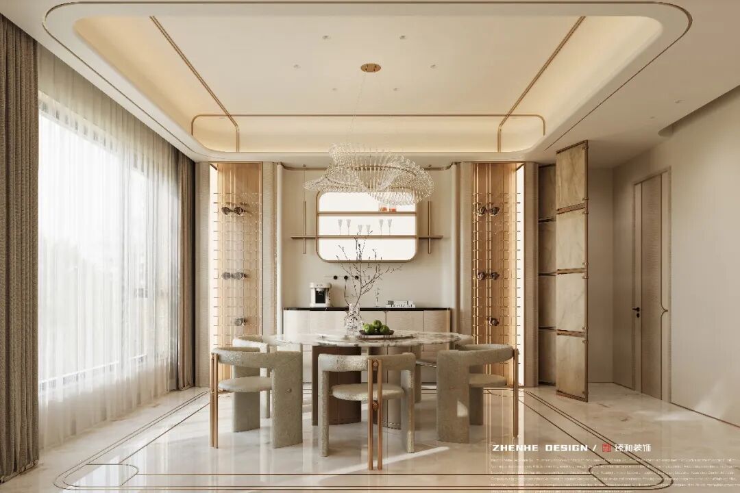 「臻和装饰」金塘300m²豪宅丨中国舟山丨宁波臻和装饰有限公司-28