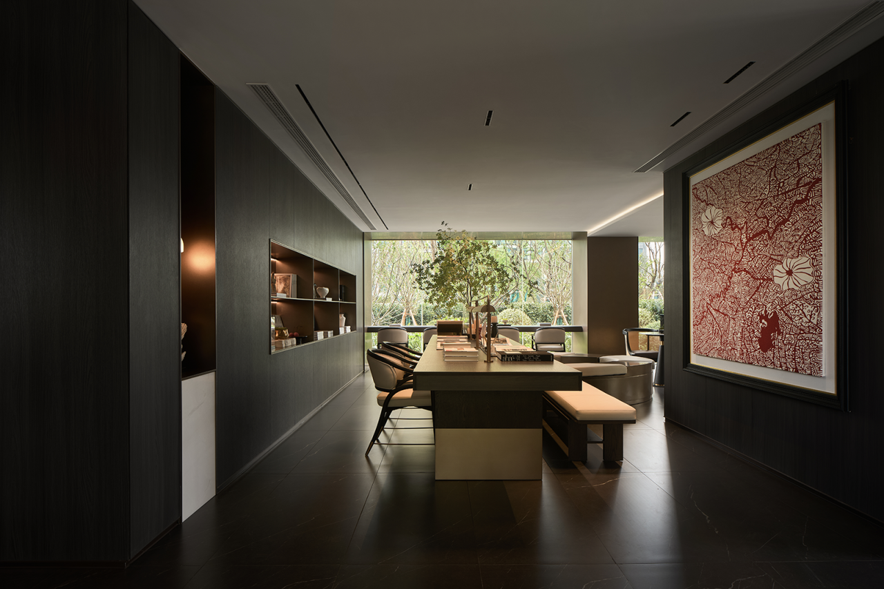 宁波万科朗拾里架空层丨中国宁波丨李益中空间设计-36