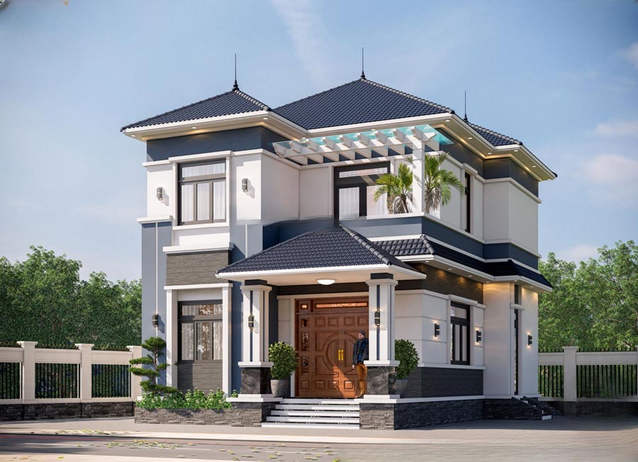 50 + 2层8米临街住宅设计方案集-5