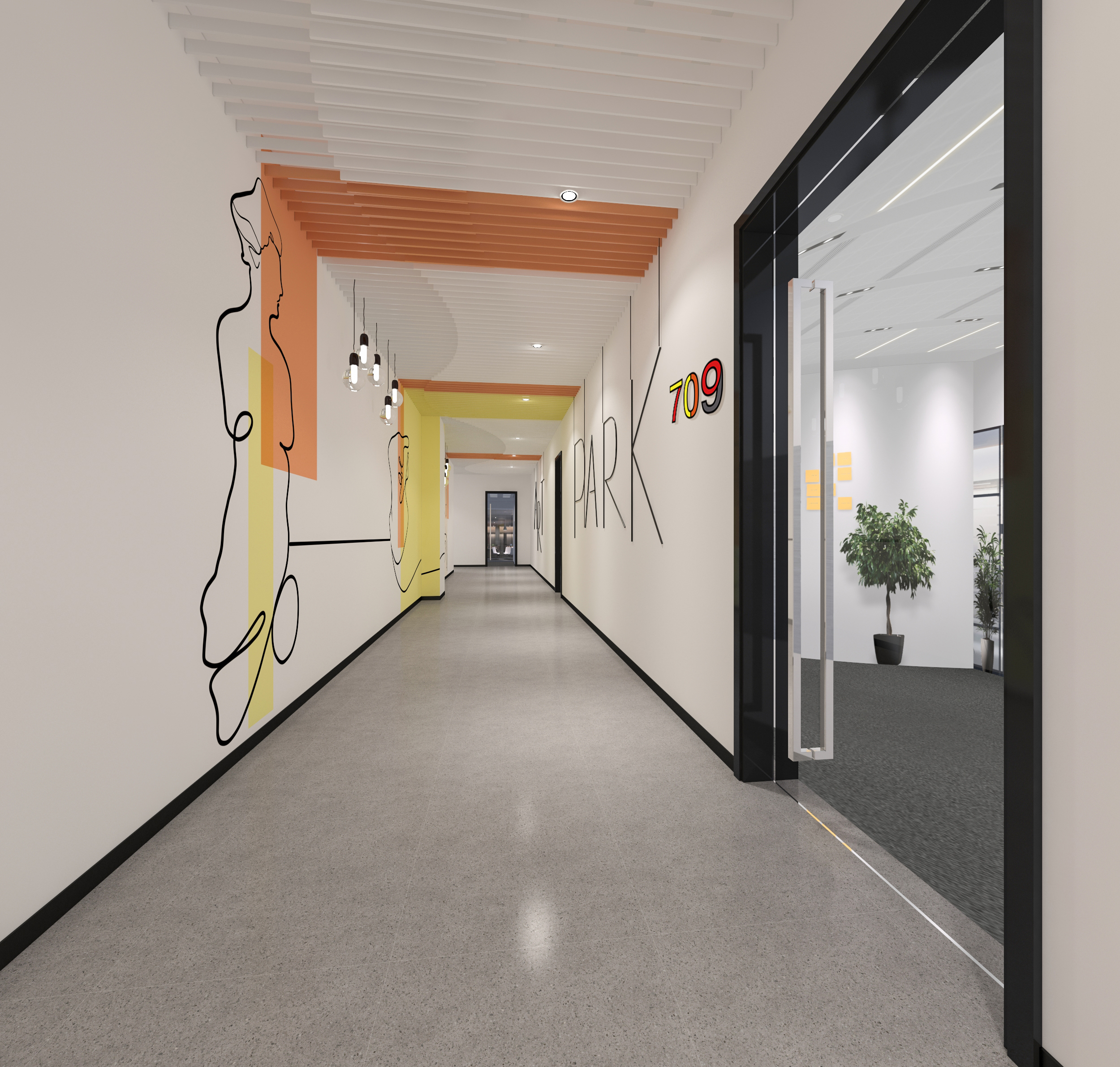 广州某艺术园区大楼公共区域升级改造-9