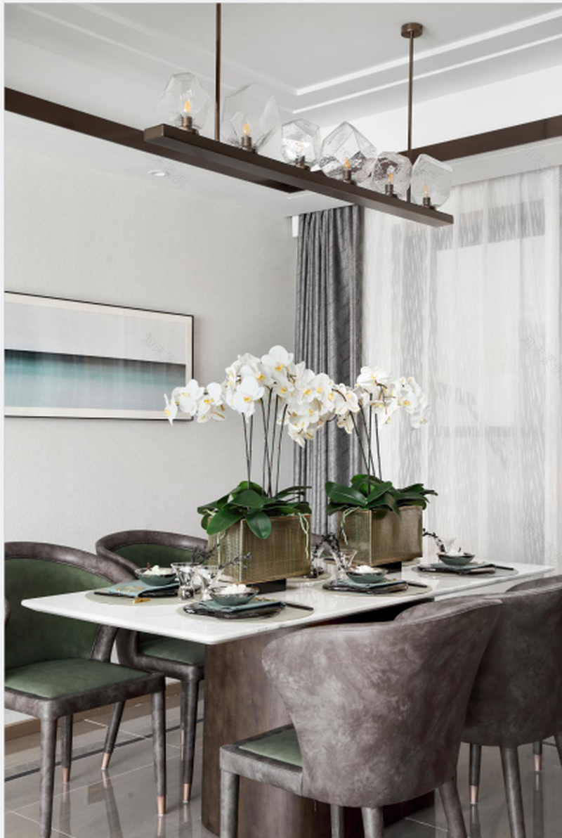 肇庆世茂滨江壹号样板间设计 | 空谷茗悠,知味赏韵-142