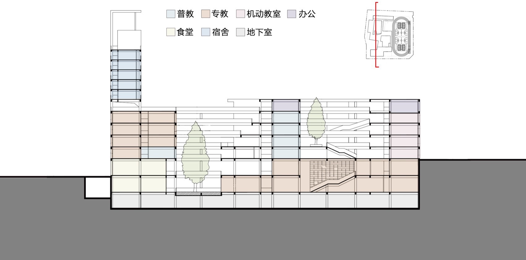 深圳市龙华区福城实验学校 / 深圳大学建筑设计研究院 “钟中+钟波涛”工作室-123