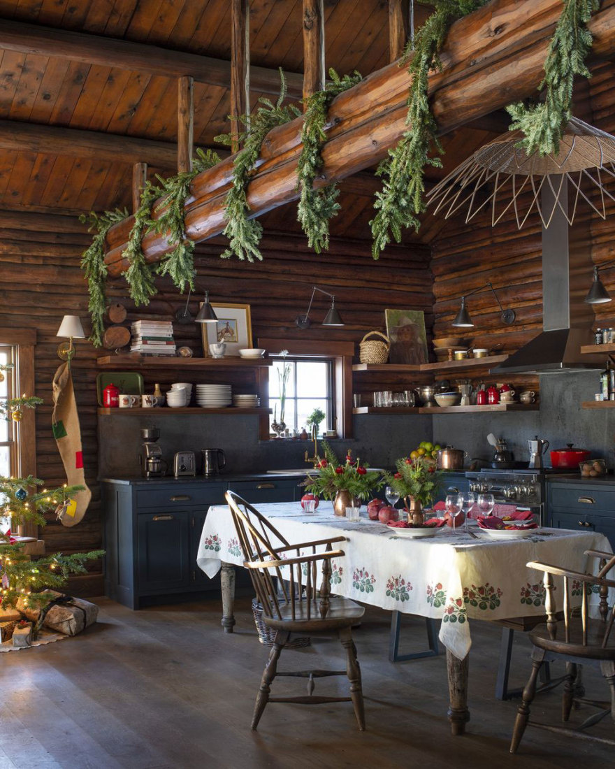 怀俄明山间的温馨木屋 | 冬季的理想栖居-5