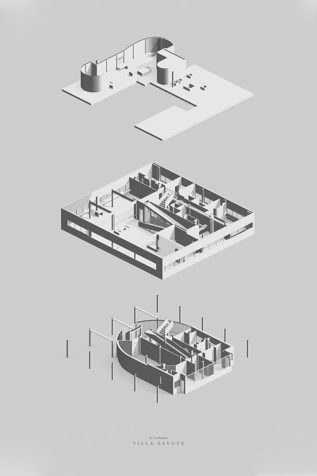 萨伏伊别墅丨法国巴黎丨勒·柯布西耶-50