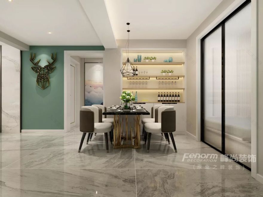 84㎡旧房翻新变 120㎡现代风,峰尚装饰王中英案例赏析-44