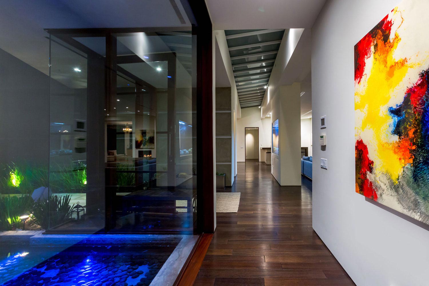 加州比佛利山庄绿色全景豪华住宅-41