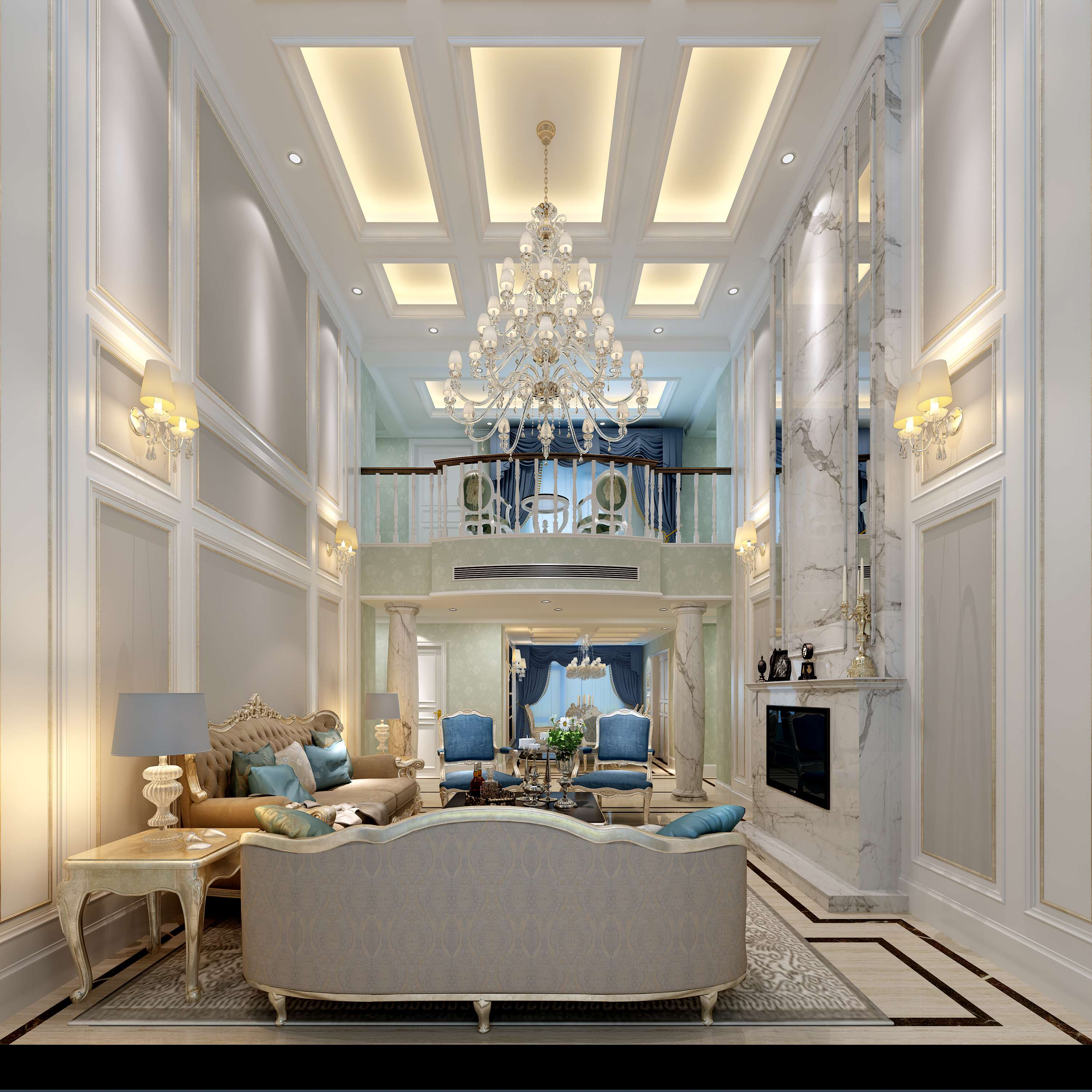 沈育晖雅致法式样板房-5