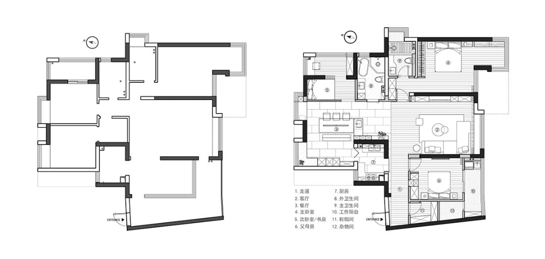 晓安设计 | 金河国际 156㎡边界之家，诠释生活与空间的本质关系-18