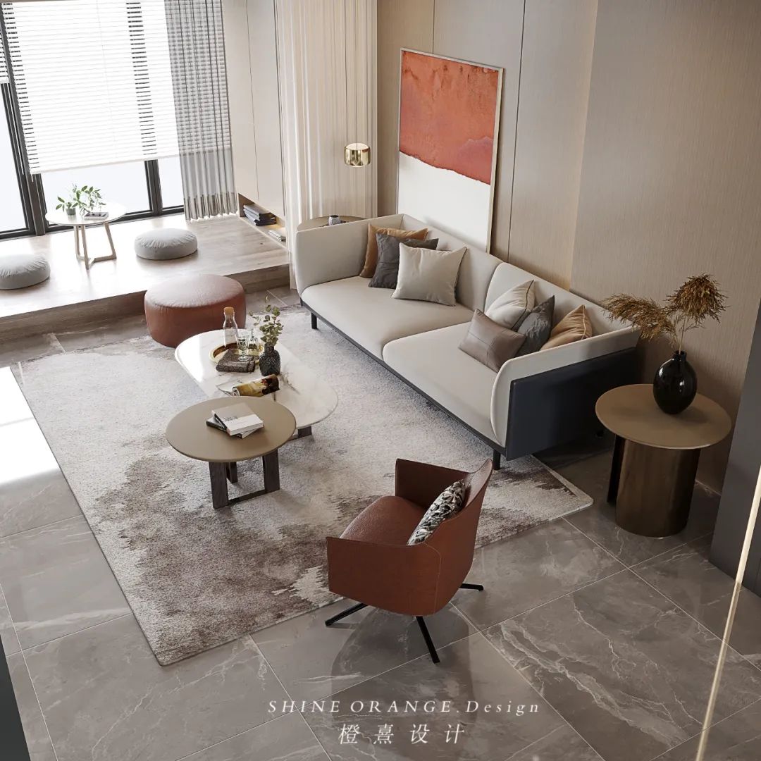 《橙熹设计》 | 宁波 280m²自然简约别墅,打造温馨诗意的春秋家园-75