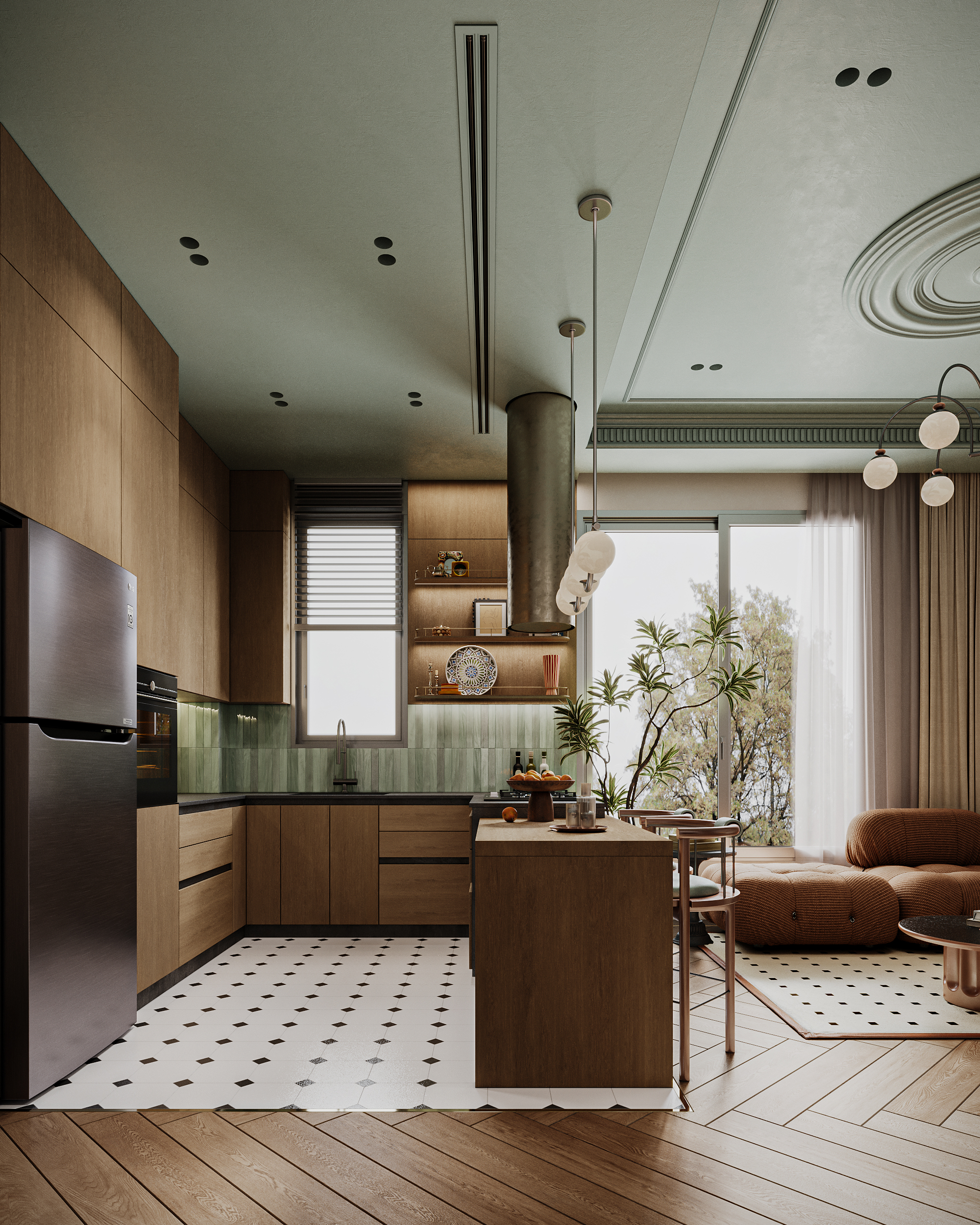 2026年 阿卜哈工作室客厅丨沙特阿拉伯丨SHI studio-22