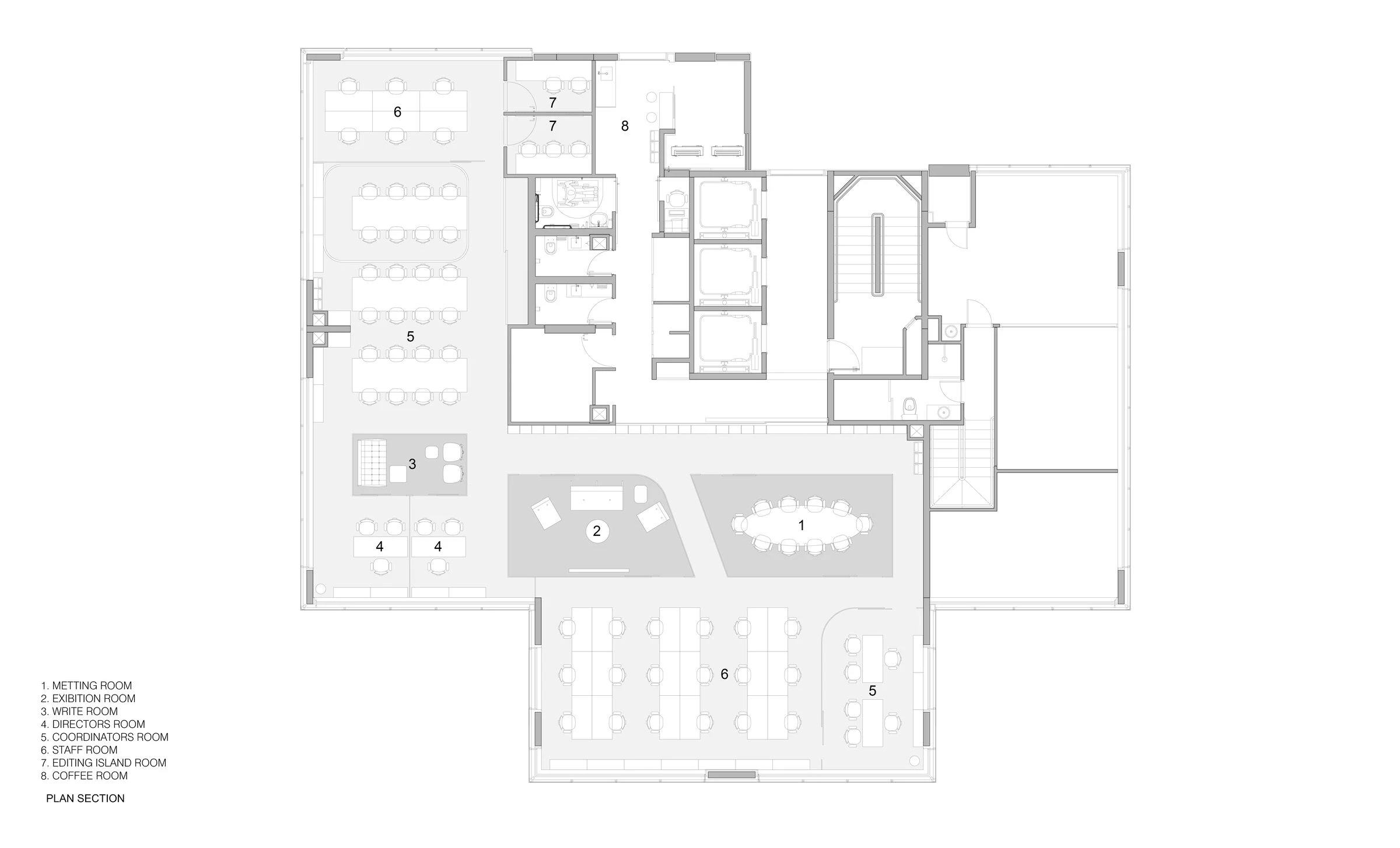 Maria Farinha Filmes 总部办公室丨巴西圣保罗丨+K Architects-25