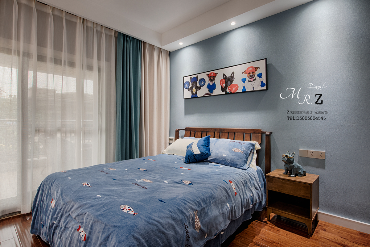 重庆紫御江山 100 平米现代简约风装修设计案例解析-20