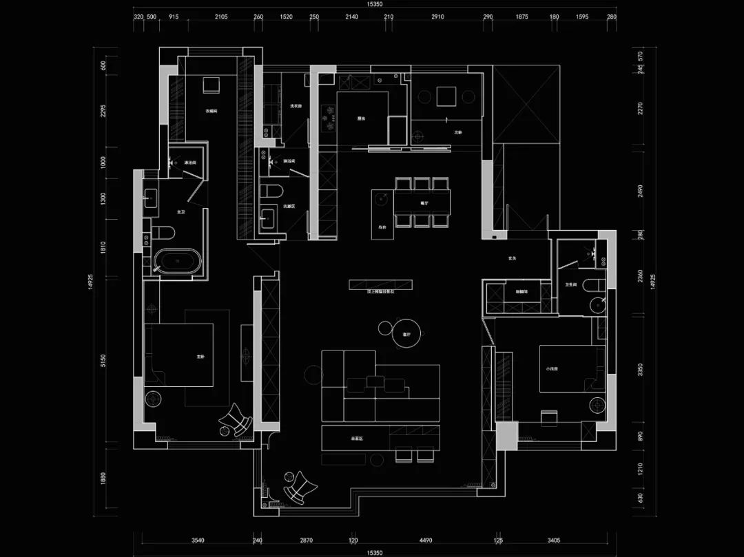 长沙 180m²自然隐奢空间丨中国长沙丨周笙笙全案设计工作室-0